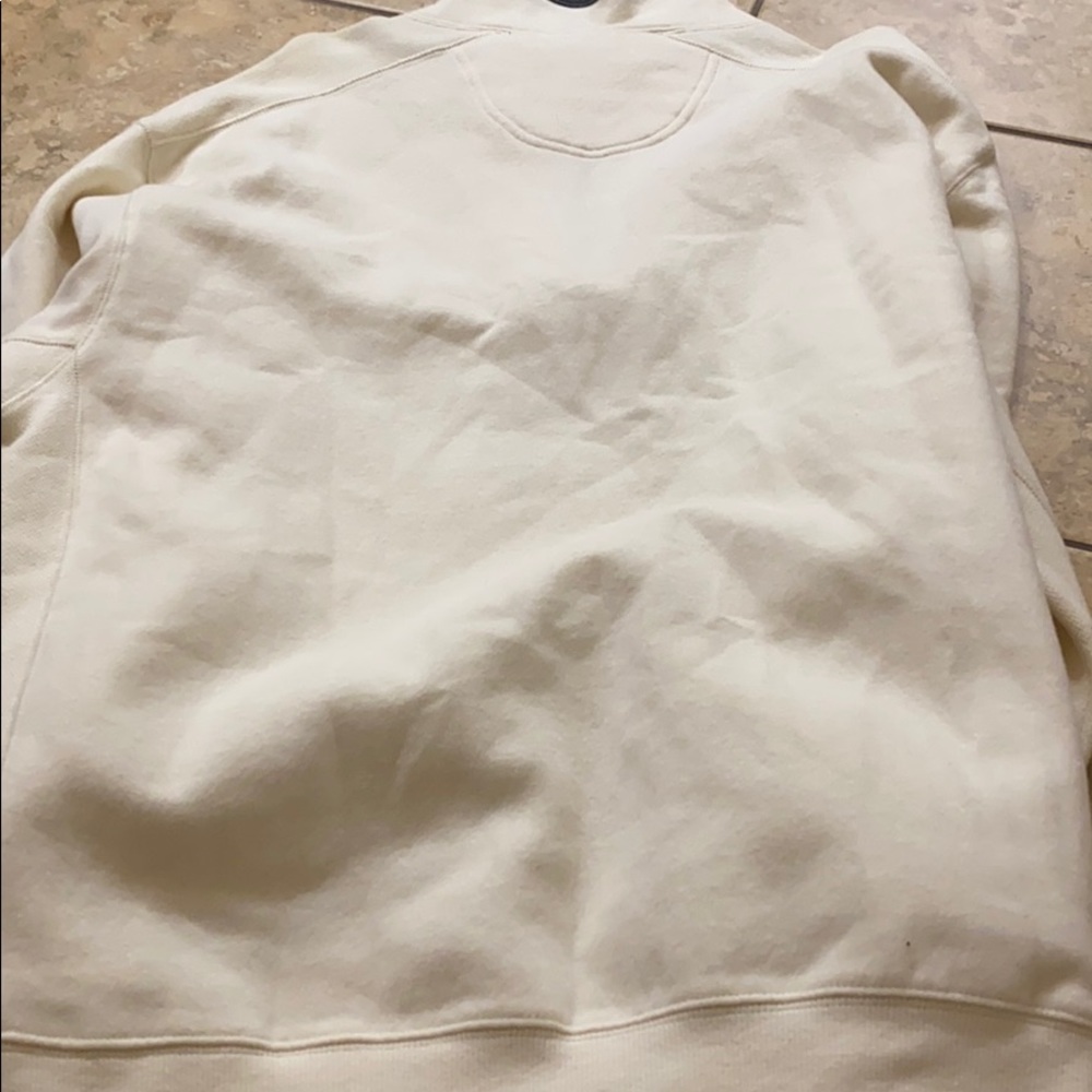 men’s izod sweater beige with gray collar size xl - Picture 2 of 3